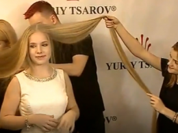 15-летняя украинка установила рекорд на длинные волосы среди детей