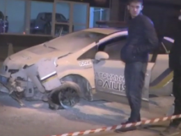 В Киеве выпивший мужчина похитил полицейский автомобиль