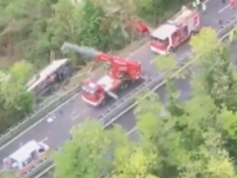 В Италии разбился автобус с туристами, 1 человек погиб