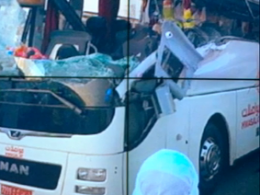 В Дубае разбился автобус с туристами