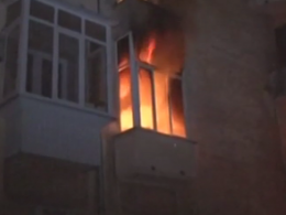 В пожаре травмировался пенсионер во Львове