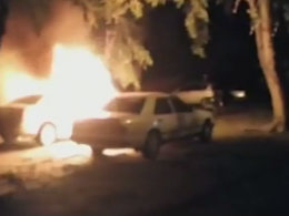 Вночі у Києві згоріли 3 автомобілі