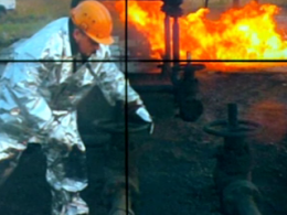 Крупный пожар на нефтяной скважине произошел на Сумщине