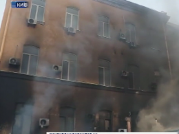 В центре Киева горели складские помещения