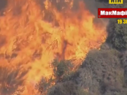Разрушительные лесные пожары испепеляют и превращают в пепелище элитные районы Калифорнии