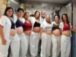 В роддоме Барселоны одновременно забеременели 7 медсестер