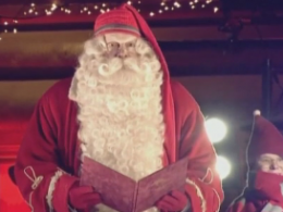 Санта Клаус официально открыл рождественский сезон