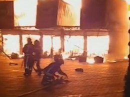 Три магазина одной сети горели этой ночью на Киевщине