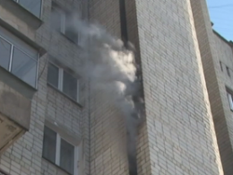 Во Львове загорелось многоэтажка