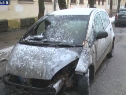 У Львові вночі невідомий підпалив автомобіль журналістки Галини Терещук