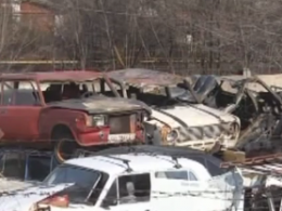 В Одессе на штрафплощадке горели 20 автомобилей