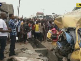 15 человек погибли и более 40 получили травмы в страшной аварии в столице Конго