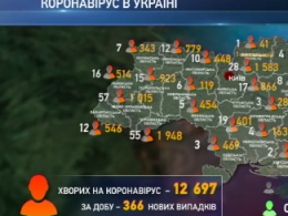 За последние сутки в Украине от коронавируса умерли 13 человек