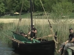 В Ровно спустили на воду уникальную лодку  - Ладу