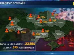 Майже 400 нових випадків зараження коронавірусом зафіксували за останню добу в Україні