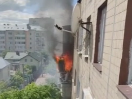 У Львові сталася пожежа у квартирі на 5 поверсі