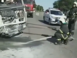 На Днепропетровщине грузовик на большой скорости врезался  в электроопору