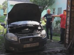 На Полтавщине сожгли автомобиль местного журналиста Павла Гунжеля