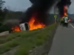 У Колумбії внаслідок вибуху бензовоза загинули 11 людей