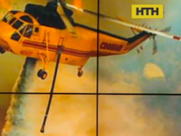 В Калифорнии при тушении пожара разбился вертолет