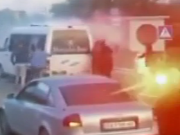 На Харківщині розстріляли автобус з людьми