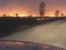 На Луганщине появились первые жертвы масштабного пожара