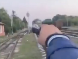 В Винницкой области двое блогеров обстреляли товарный поезд