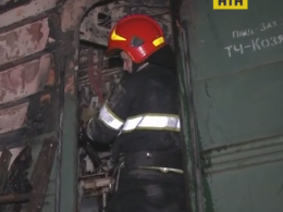 Грузовой поезд горел в Хмельницкой области