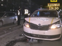 В аварії у столиці постраждала жінка-поліцейська