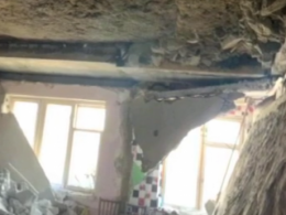 В Кропивницком из-за произвола рабочих упал потолок помещения