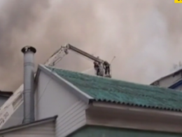 В Виннице загорелась крыша офисного помещения, есть погибшие