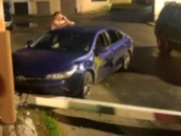На Харківщини п'яний водій ледь не збив дітей, що йшли вулицею