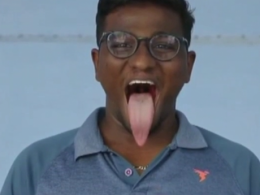 В Індії знайшли власника найдовшого язика у світі