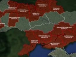 Відсьогодні 15 реґіонів України в червоній зоні карантину